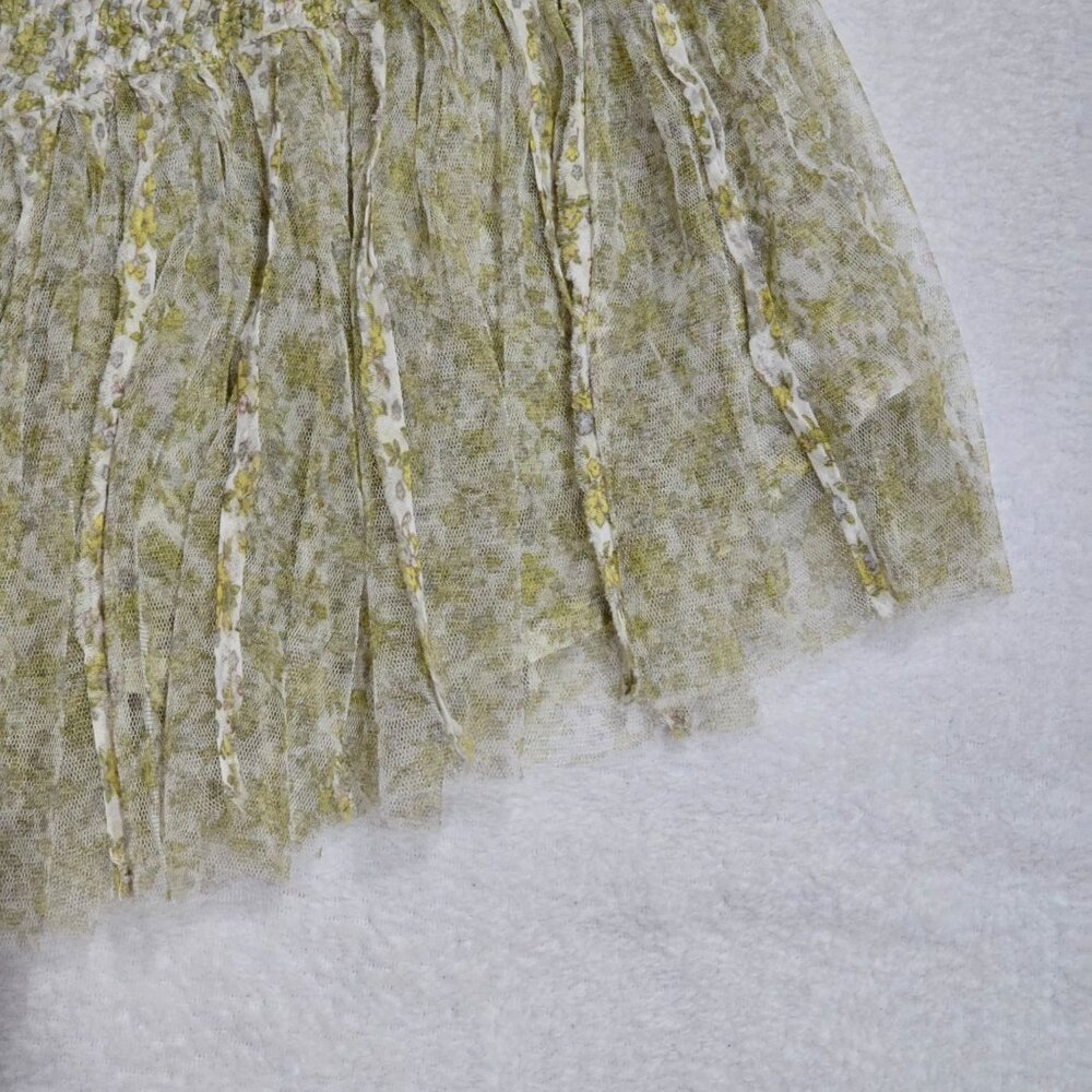Free People Cream and Sage Floral Mini Skirt - Picture 13 of 13